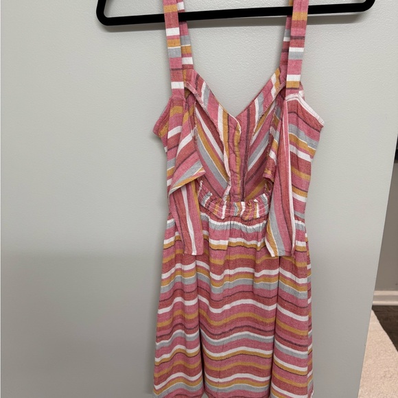 My Michelle Pink and Yellow Dress - Picture 4 of 8